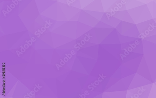 Light Purple vector triangle mosaic cover. Creative illustration in halftone style with gradient. Template for your brand book.
