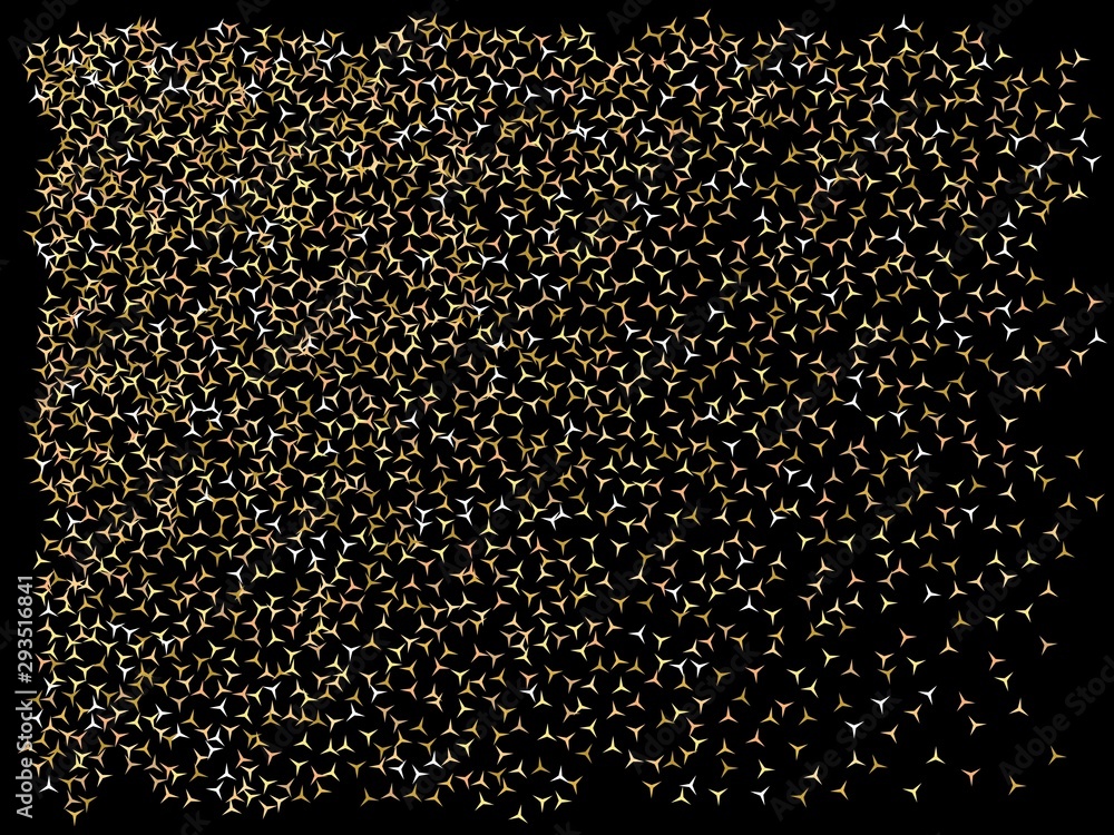 Beautiful shiny falling stars. Beautiful shiny falling stars.