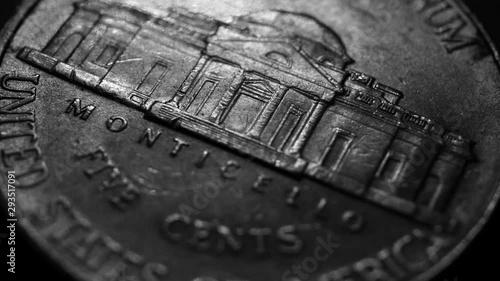 Close up of a detailed old coinso;iu