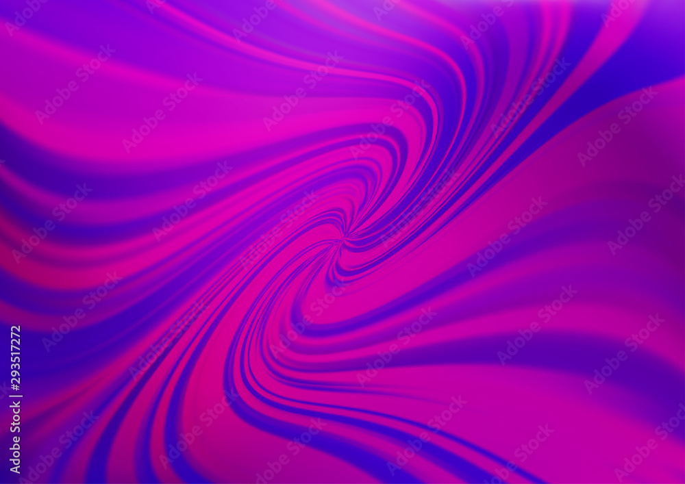 Fototapeta premium Light Purple vector blurred and colored template. Colorful illustration in abstract style with gradient. The blurred design can be used for your web site.