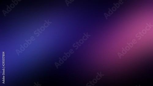 Pink and blue spotlights on black background. Blur pline pattern. 