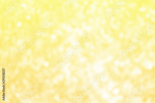 Soft blurred sweet golden bokeh abstract background