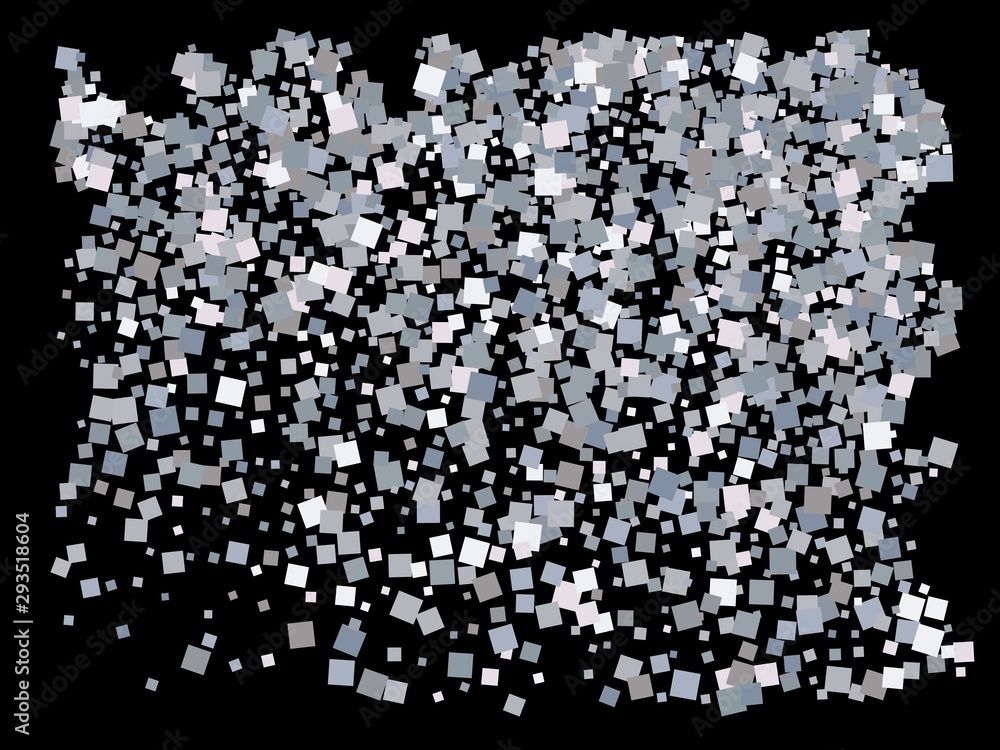 Falling silver color squares. Falling silver color squares.