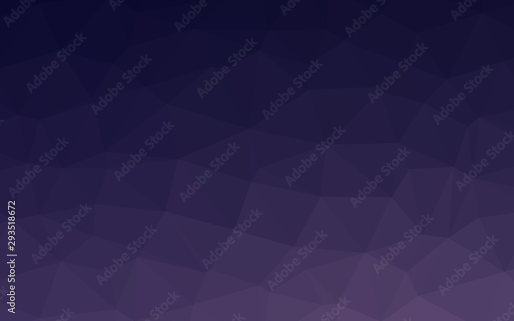 Obraz premium Dark Purple vector blurry triangle texture. Glitter abstract illustration with an elegant design. The best triangular design for your business.