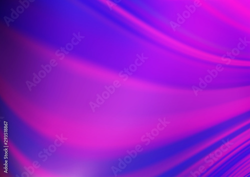 Light Pink, Blue vector blurred background. A vague abstract illustration with gradient. Brand new design for your business.