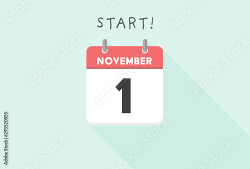 Vecteur Stock カレンダー 11月 1日イメージ素材 シンプルで見やすい日めくりカレンダー 11月1日 Adobe Stock Vecteur Stock カレンダー 11月 1日イメージ素材 シンプルで見やすい日めくりカレンダー 11月1日 Adobe Stock