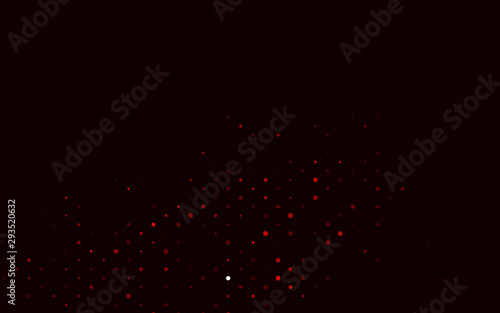Light Yellow, Orange vector layout with circle shapes. Blurred bubbles on abstract background with colorful gradient. Pattern of water, rain drops.