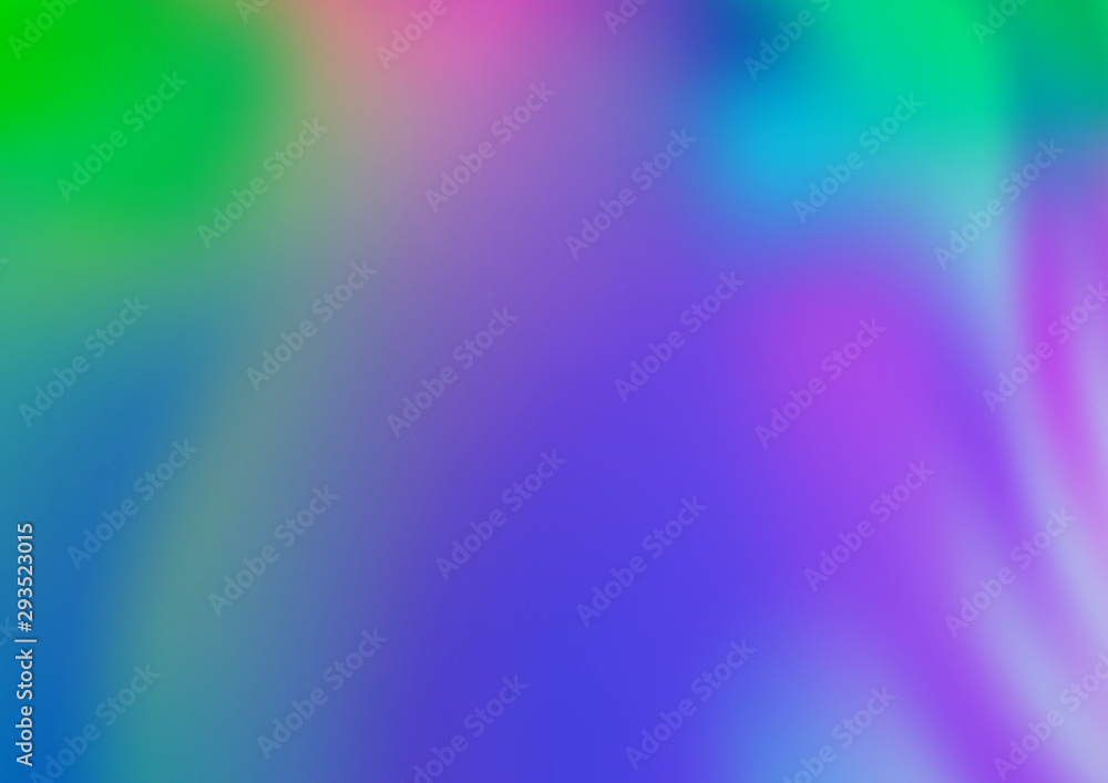 Light Multicolor, Rainbow vector glossy abstract background. Colorful abstract illustration with gradient. The best blurred design for your business.