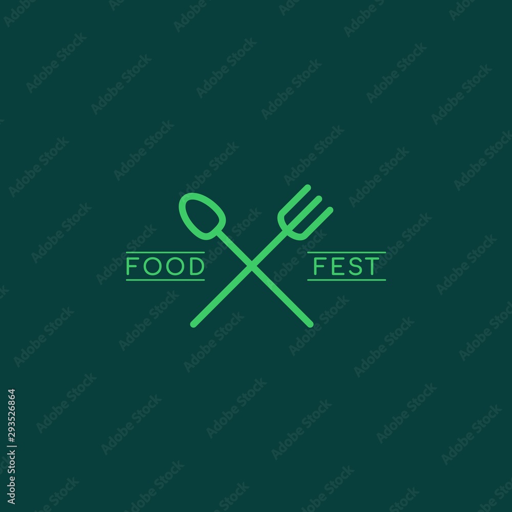 food festival logo design template food festival logo design template