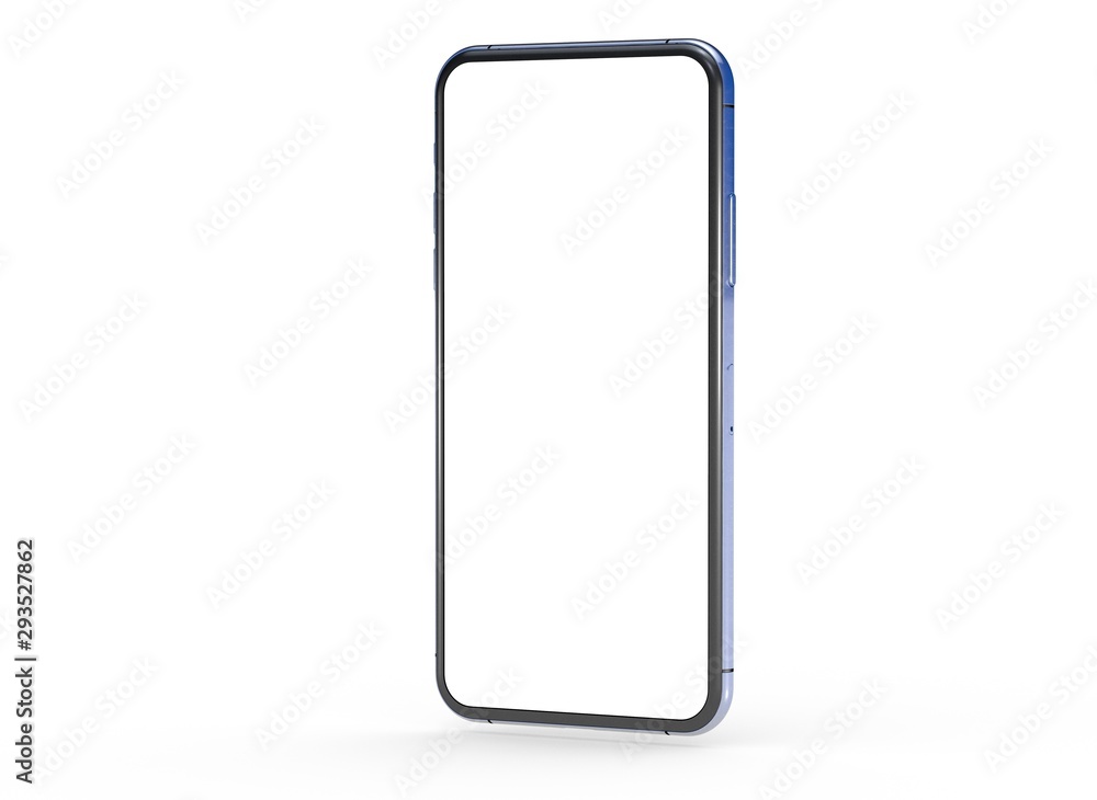 smartphone digital isolated modern white background smartphone digital isolated modern white background