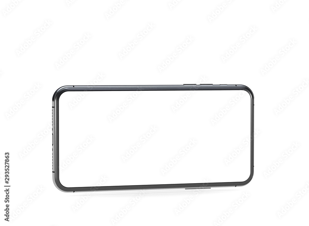 smartphone digital isolated modern white background smartphone digital isolated modern white background