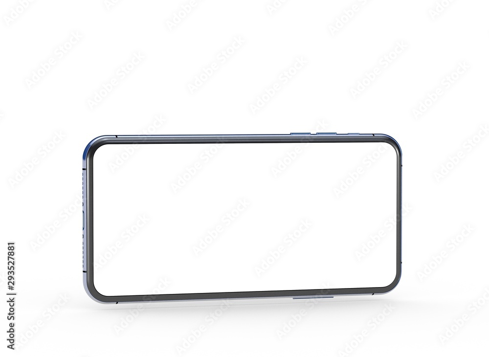 smartphone digital isolated modern white background smartphone digital isolated modern white background
