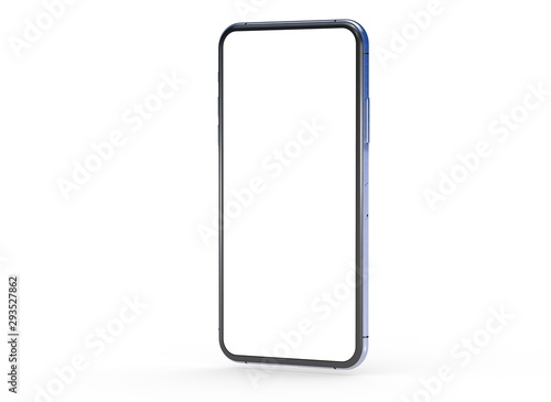 smartphone digital isolated modern white background