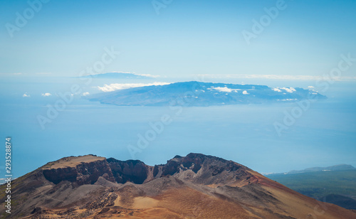 The end of the world. View fron Teide volcano.