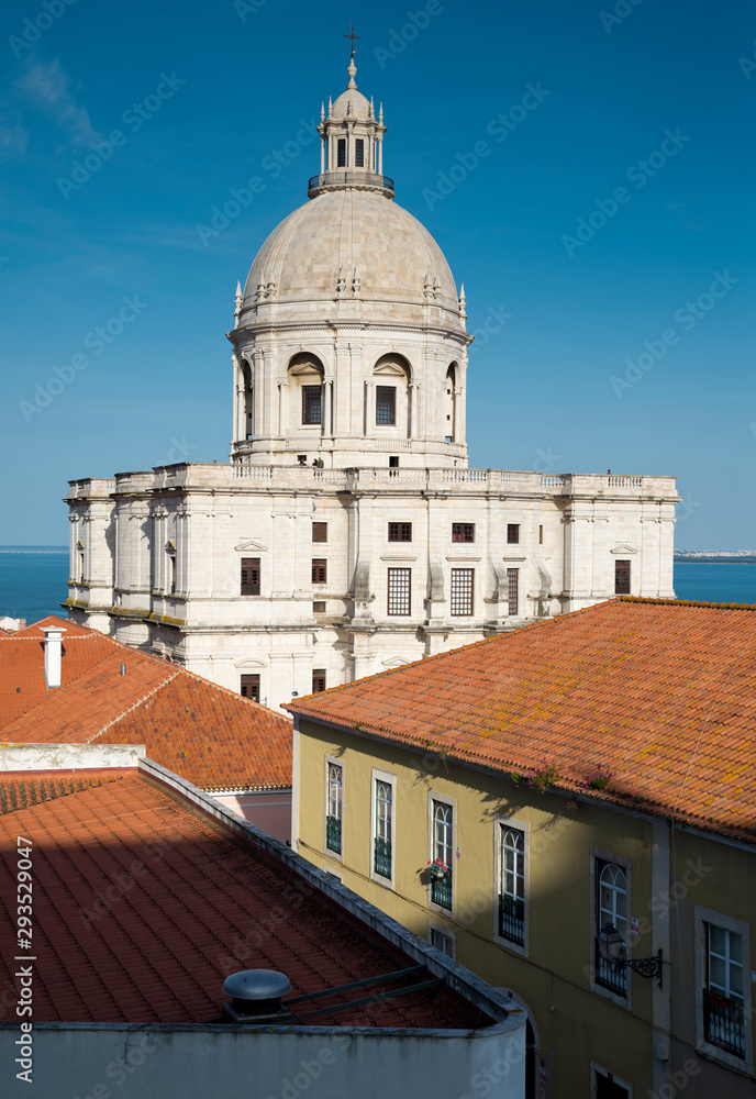  National Pantheon in the old town, Alfama District, Lisbon, Portugal