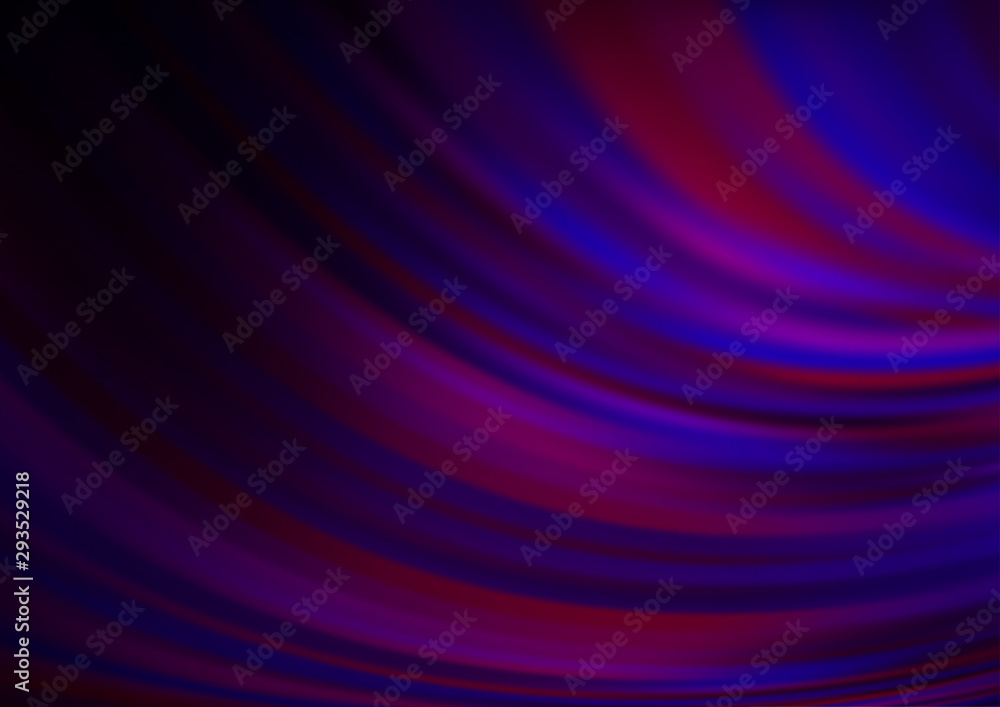 Dark Purple vector template with lines, ovals. Shining illustration, which consist of blurred lines, circles. Brand new design for your ads, poster, banner. Dark Purple vector template with lines, ovals. Shining illustration, which consist of blurred lines, circles. Brand new design for your ads, poster, banner.