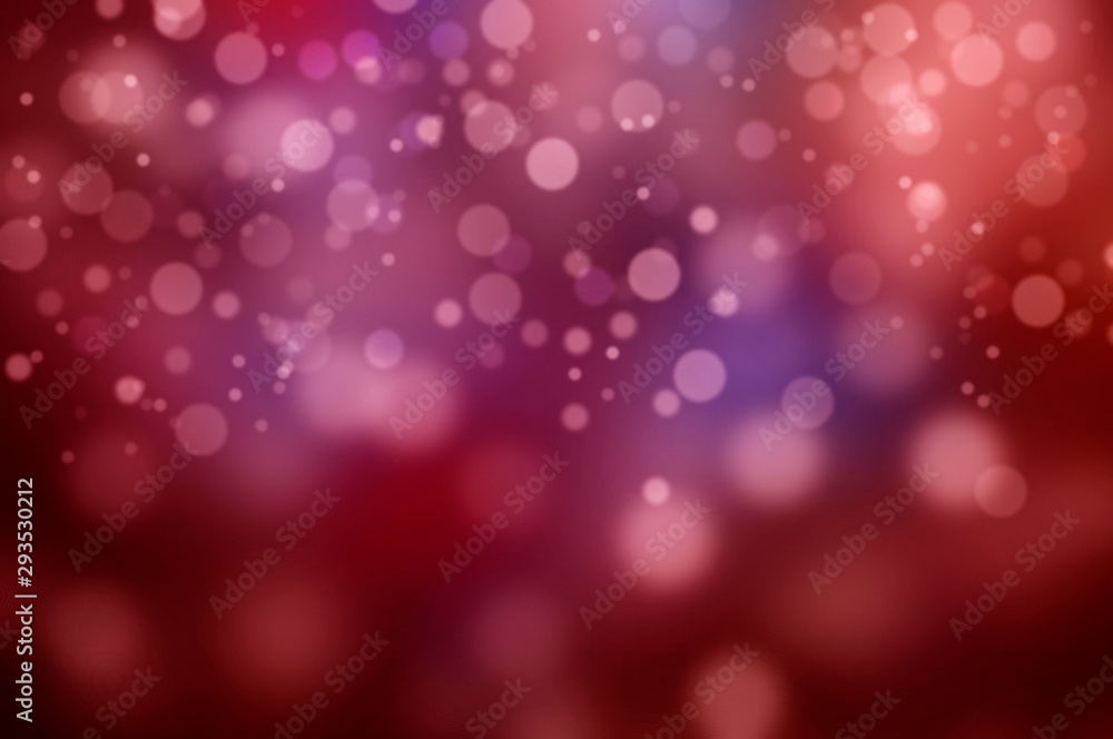 Red blurry lights background