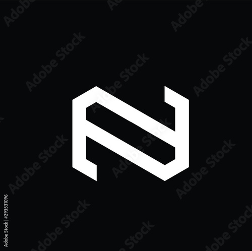 modern letter n logo download