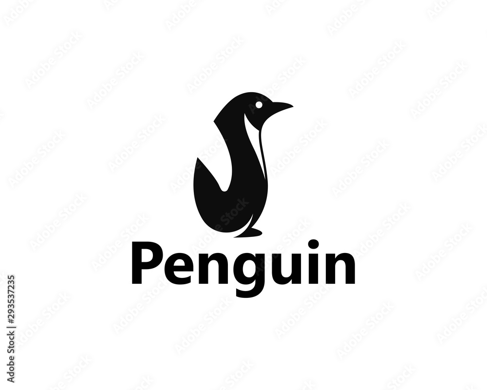 Penguin Logo Template vector icon illustration design Penguin Logo Template vector icon illustration design