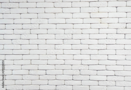 Clean and transparent white brick background