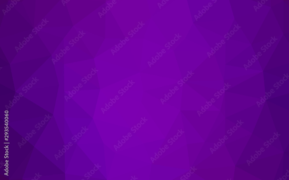 Light Purple vector abstract mosaic backdrop. Geometric illustration in Origami style with gradient. Template for your brand book. Light Purple vector abstract mosaic backdrop. Geometric illustration in Origami style with gradient. Template for your brand book.