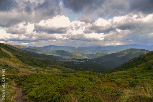 view of mountains