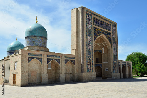 The 16th-century Barak Khan madrassah on the Hazrati Imam Complex Main square Tashkent, Uzbekistan