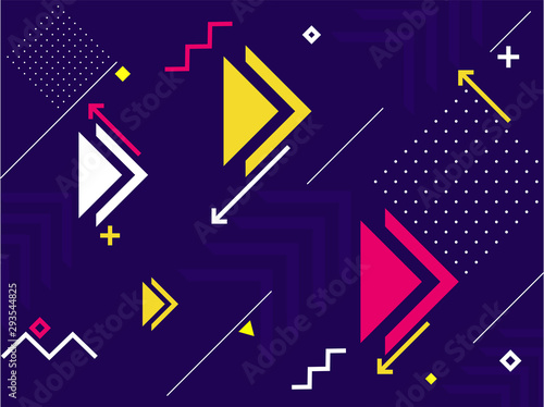 Abstract background decorated with geometric elements.