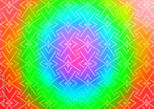 Light Multicolor, Rainbow vector pattern with narrow lines. Shining illustration with lines on abstract template. Pattern for ads, posters, banners.