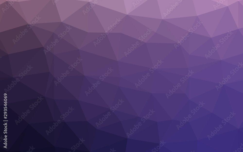 Dark Purple vector shining triangular template. A vague abstract illustration with gradient. Brand new style for your business design. Dark Purple vector shining triangular template. A vague abstract illustration with gradient. Brand new style for your business design.