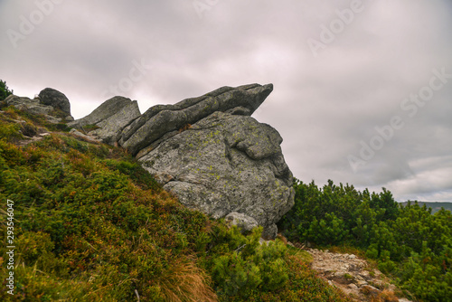 rocks in the mountains