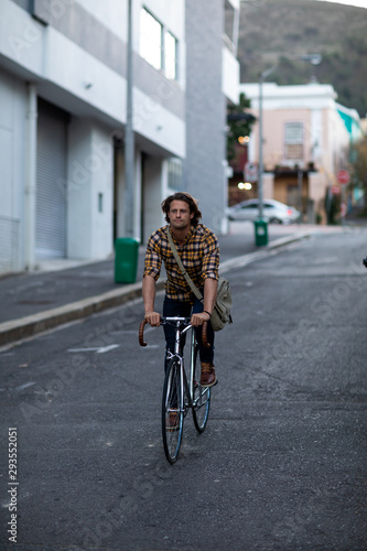 Wallpaper Mural Young man commuting Torontodigital.ca