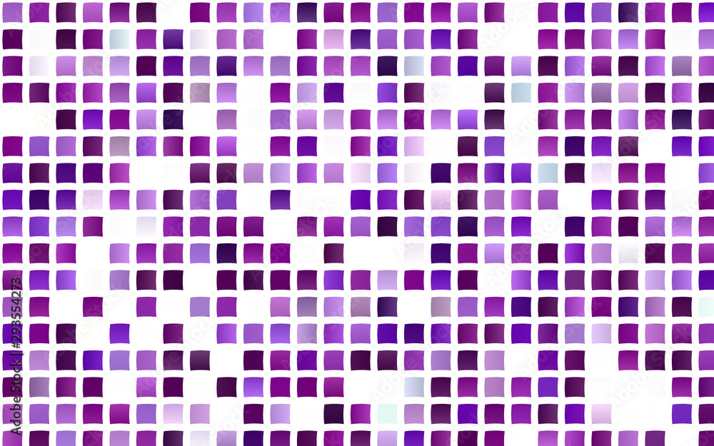 Fototapeta premium Light Purple vector texture in rectangular style. Decorative design in abstract style with rectangles. Pattern can be used for websites.