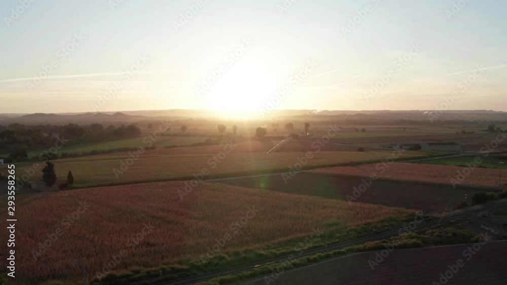 Sunhine countryside, at eight o clock. Sunhine countryside, at eight o clock.