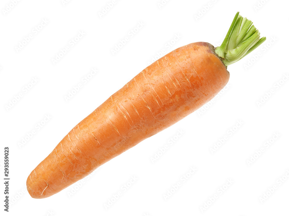 Fresh carrot on a white background Fresh carrot on a white background