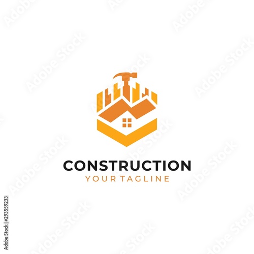Construction Logo Images Stock Vectors