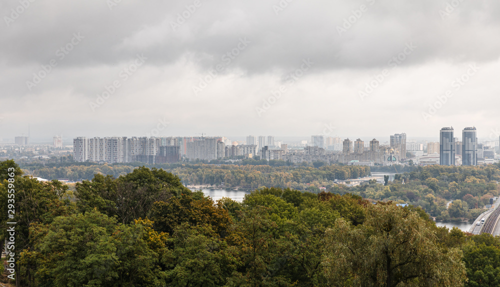 Kyiv city panorama, Ukraine