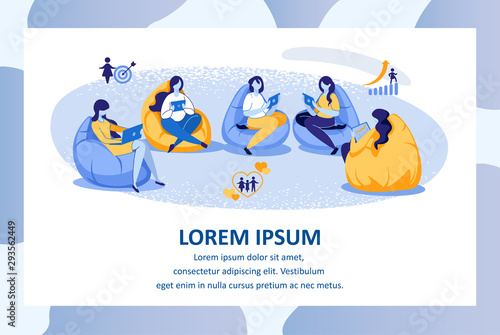 Education or Courses for Women. Learning, Studying