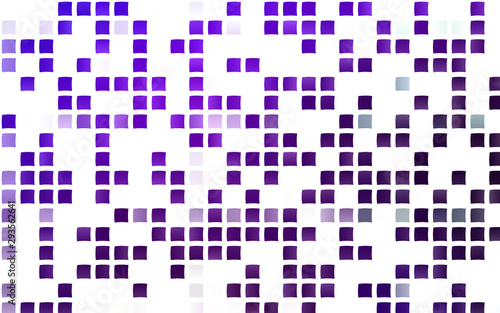 Light Purple vector background with rectangles. Glitter abstract illustration with rectangular shapes. The template can be used as a background.