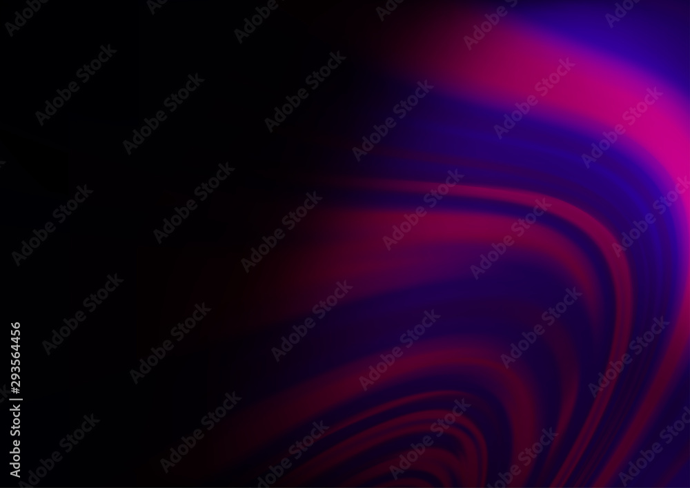 Dark Purple vector background with lava shapes. Creative geometric illustration in marble style with gradient. A new texture for your  ad, booklets, leaflets.