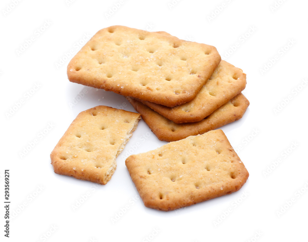 Cracker isolated on white Cracker isolated on white