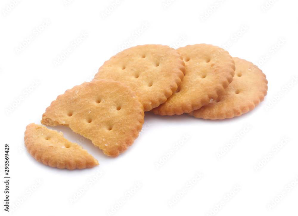 cracker isolated on white background cracker isolated on white background