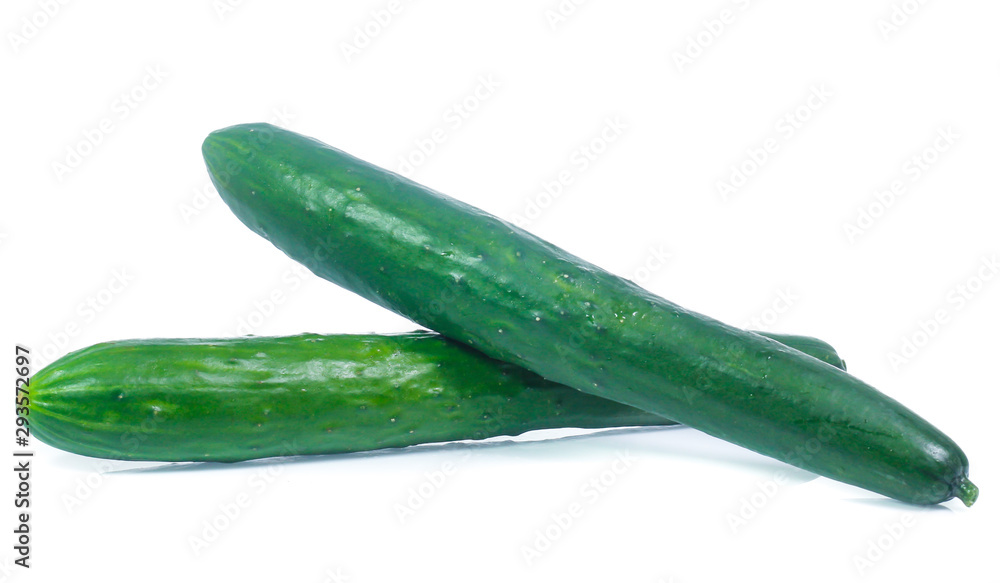 cucumber isolated on white background cucumber isolated on white background