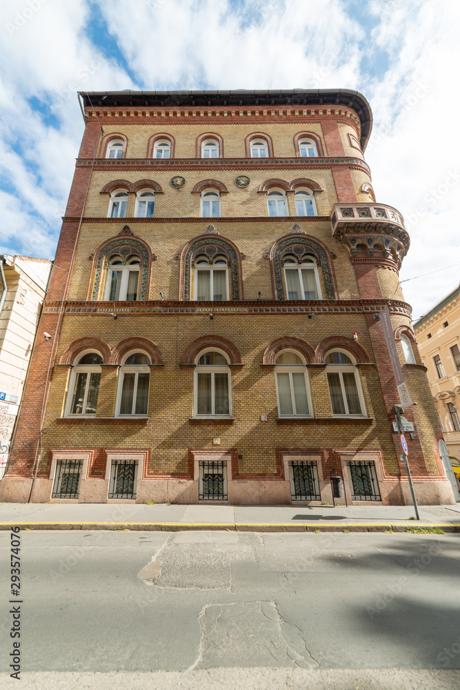 Budapest, Hungary - October 01, 2019: Hotel Museum in Budapest, Hungary.