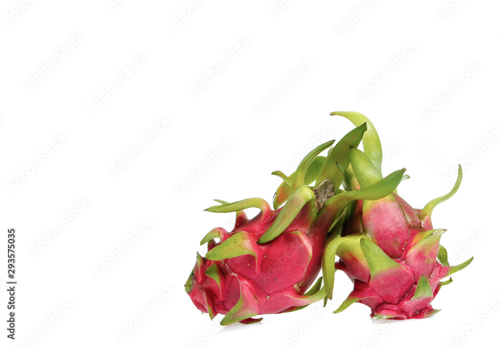 coyp space Dragon fruit isolated on white background coyp space Dragon fruit isolated on white background