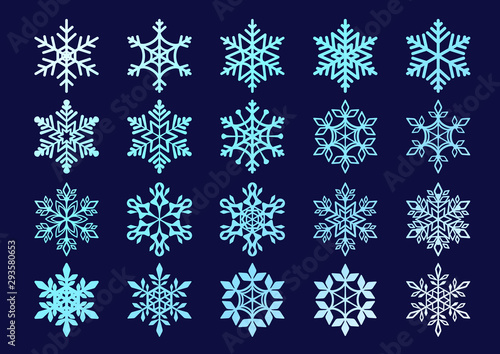 雪の結晶セット