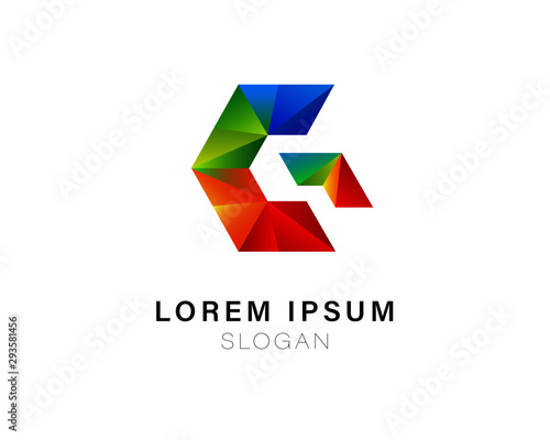 Free Download Letter G logo, letter G with origami style logo design, vector illustration - GFXLoad