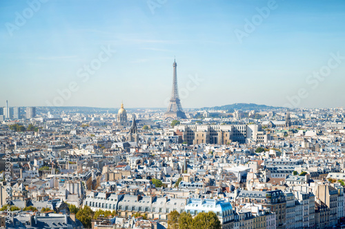 Paris cityscape with Eilffel tower and city view © Pavlo Vakhrushev