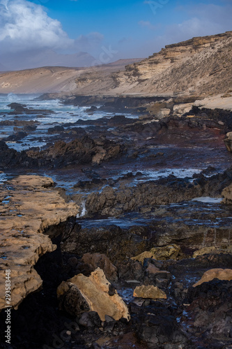 Fuerteventura bizare Westküste nähe Costa Calma