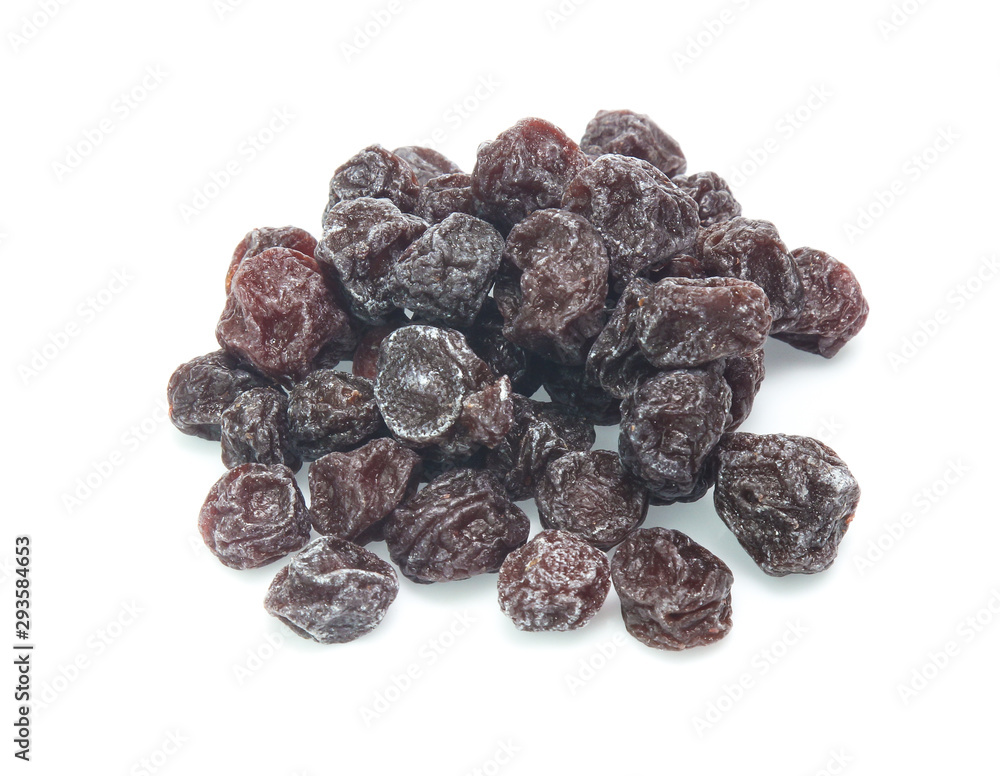 Dried plums isolated on white background Dried plums isolated on white background